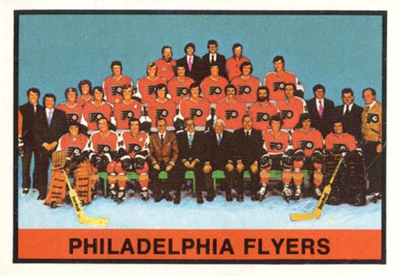 1974 O-Pee-Chee Philadelphia Flyer Team #300 Hockey Card