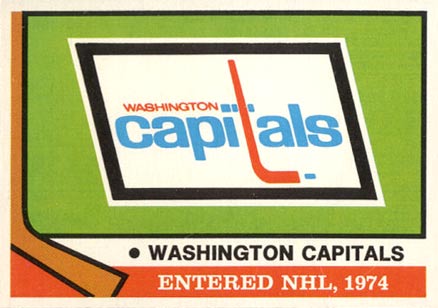 1974 O-Pee-Chee Capitals Emblem #256 Hockey Card