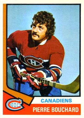 1974 O-Pee-Chee Pierre Bouchard #254 Hockey Card