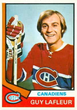 1974 O-Pee-Chee Guy LaFleur #232 Hockey Card