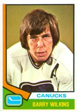 1974 O-Pee-Chee Barry Wilkins #182 Hockey Card