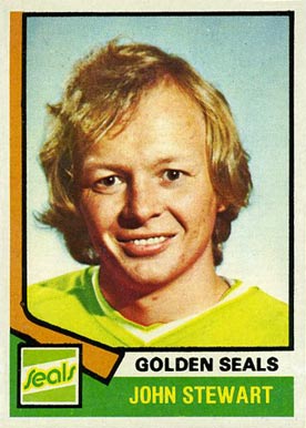 1974 O-Pee-Chee John Stewart #175 Hockey Card