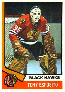 1974 O-Pee-Chee Tony Esposito #170 Hockey Card