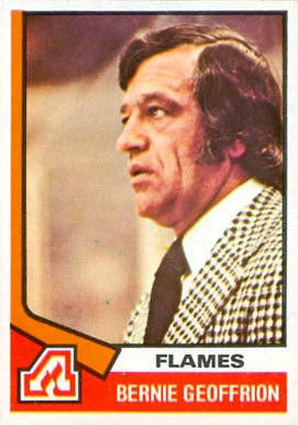 1974 O-Pee-Chee Bernie Geoffrion #147 Hockey Card