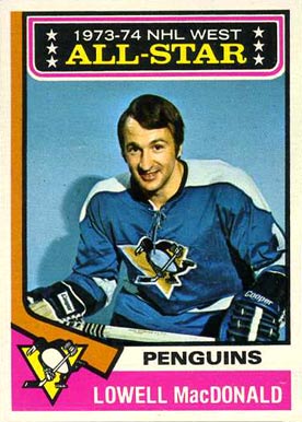 1974 O-Pee-Chee Lowell Macdonald #133 Hockey Card