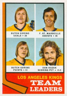 1974 O-Pee-Chee Kings Leaders #98 Hockey Card