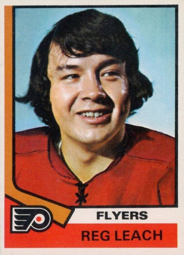 1974 O-Pee-Chee Reggie Leach #95 Hockey Card