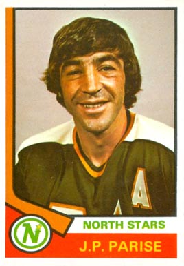 1974 O-Pee-Chee J.P. Parise #83 Hockey Card