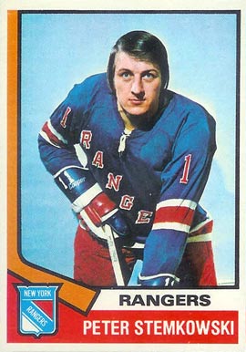 1974 O-Pee-Chee Pete Stemkowski #77 Hockey Card