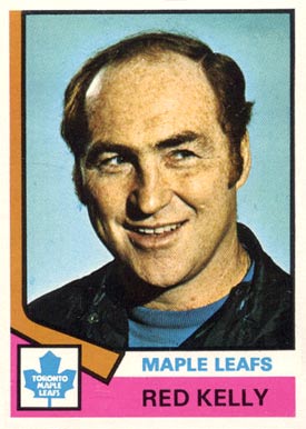 1974 O-Pee-Chee Red Kelly #76 Hockey Card