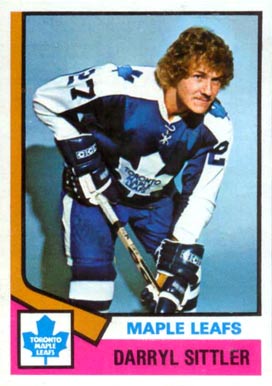 1974 O-Pee-Chee Darryl Sittler #40 Hockey Card