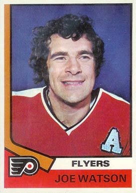 1974 Topps Joe Watson #217 Hockey Card