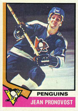 1974 Topps Jean Pronovost #110 Hockey Card