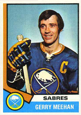 1974 Topps Gerry Meehan #99 Hockey Card