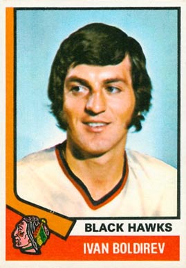 1974 Topps Ivan Boldirev #16 Hockey Card