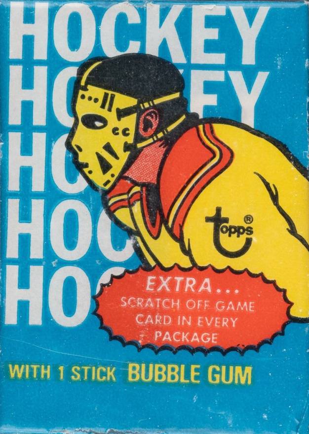 1974 Topps Wax Pack #WP Hockey Card