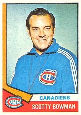 1974 Topps Scotty Bowman #261 Hockey Card