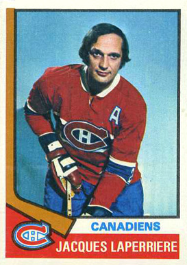 1974 Topps Jacques Laperriere #202 Hockey Card