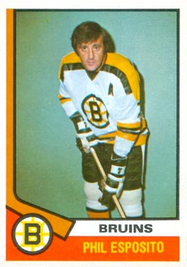 1974 Topps Phil Esposito #200 Hockey Card