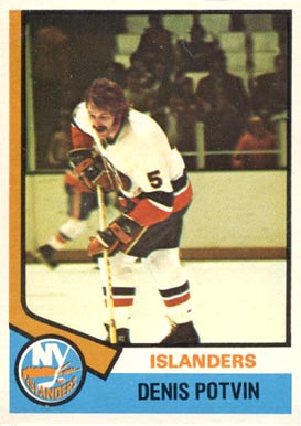 1974 Topps Denis Potvin #195 Hockey Card