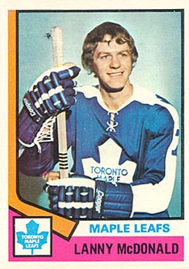 1974 Topps Lanny McDonald #168 Hockey Card