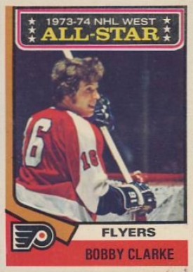 1974 Topps Bobby Clarke #135 Hockey Card