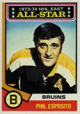 1974 Topps Phil Esposito #129 Hockey Card