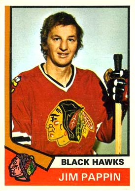 1974 Topps Jim Pappin #113 Hockey Card