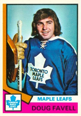 1974 Topps Doug Favell #46 Hockey Card