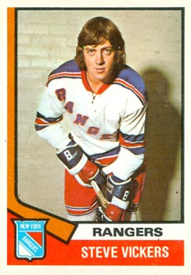 1974 Topps Steve Vickers #29 Hockey Card