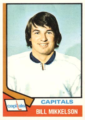 1974 Topps Bill Mikkelson #23 Hockey Card