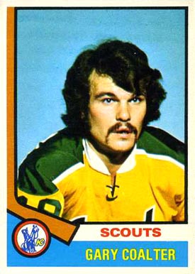 1974 Topps Gary Coalter #17 Hockey Card