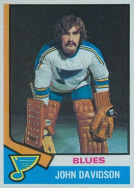 1974 Topps John Davidson #11 Hockey Card