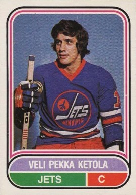 1975 O-Pee-Chee WHA Veli-Pekka Ketola #15 Hockey Card