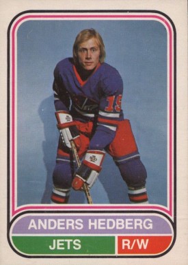 1975 O-Pee-Chee WHA Anders Hedberg #40 Hockey Card