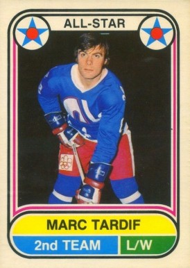 1975 O-Pee-Chee WHA Marc Tardif #71 Hockey Card
