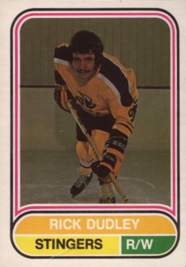 1975 O-Pee-Chee WHA Rick Dudley #58 Hockey Card