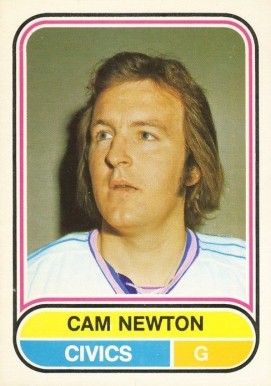 1975 O-Pee-Chee WHA Cam Newton #119 Hockey Card