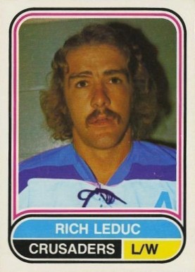 1975 O-Pee-Chee WHA Rich Leduc #113 Hockey Card