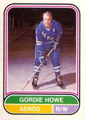 1975 O-Pee-Chee WHA Gordie Howe #100 Hockey Card