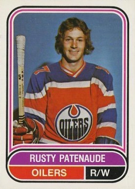 1975 O-Pee-Chee WHA Rusty Patenaude #76 Hockey Card