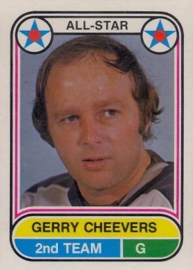 1975 O-Pee-Chee WHA Gerry Cheevers #67 Hockey Card