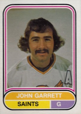 1975 O-Pee-Chee WHA John Garrett #12 Hockey Card
