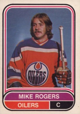 1975 O-Pee-Chee WHA Mike Rogers #8 Hockey Card