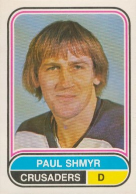 1975 O-Pee-Chee WHA Paul Shmyr #5 Hockey Card