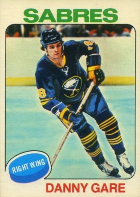 1975 O-Pee-Chee Danny Gare #64 Hockey Card
