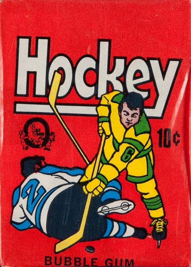 1975 O-Pee-Chee Wax Pack #WP Hockey Card