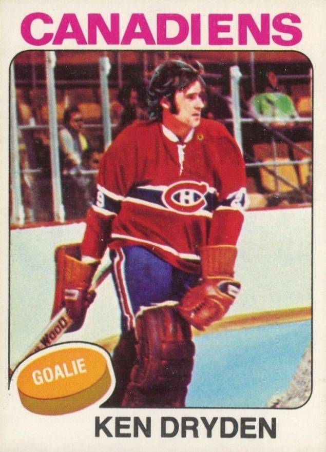 1975 O-Pee-Chee Ken Dryden #35 Hockey Card
