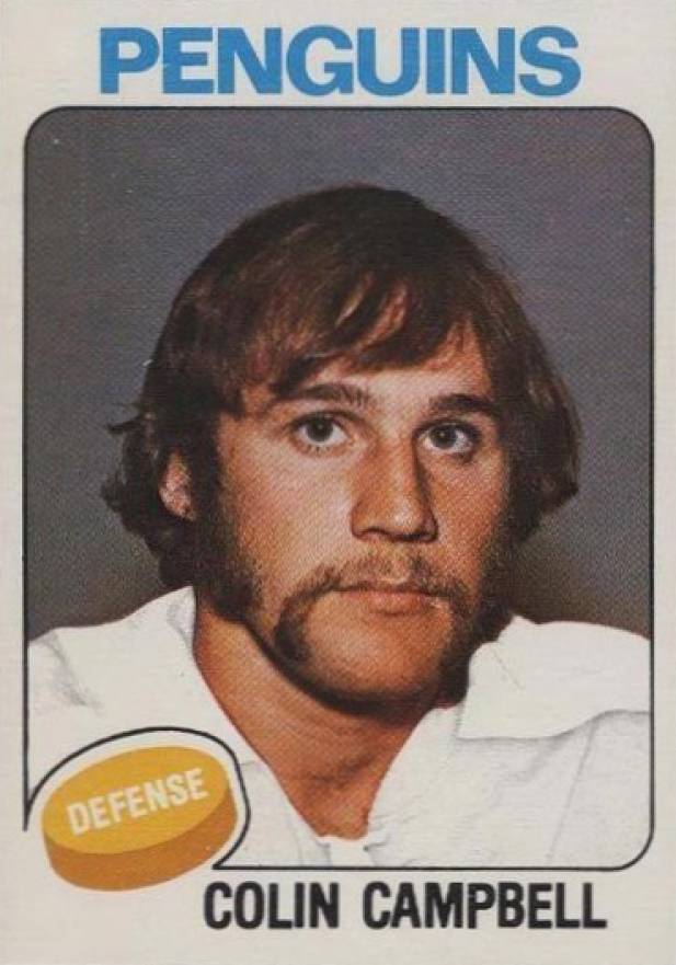 1975 O-Pee-Chee Colin Campbell #346 Hockey Card