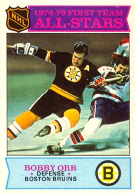 1975 O-Pee-Chee Bobby Orr #288 Hockey Card